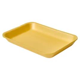 2 Meat Tray 5.75X8.25X1 IN 1 Compartment Polystyrene Foam Deep Yellow Rectangle 500/Case