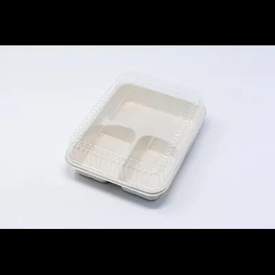 Lid Dome 6X6X1.5 IN PET Clear Square For Container 500/Case