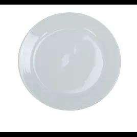 Plate 9 IN Porcelain White Round Heat Proof Microwave Safe Stackable 24/Case