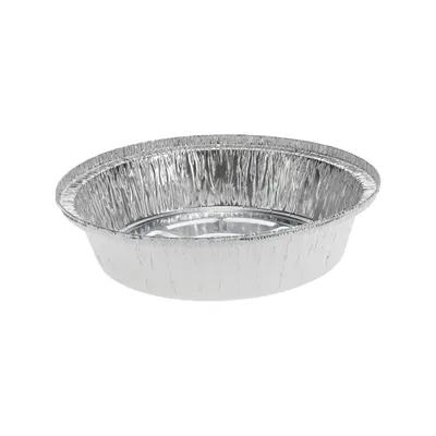 Catering Pan 24 OZ 6.56X1.53 IN Aluminum Silver Round Hemmed Edge 500/Case