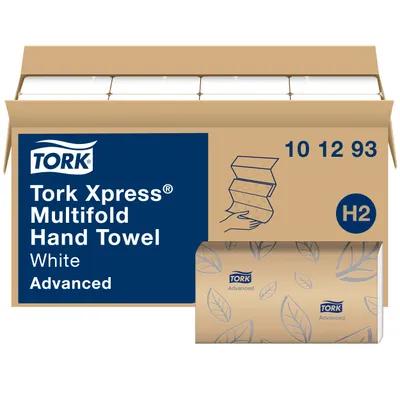 Tork Xpress Folded Paper Towel H2 9.5X9.125 IN 3.17X9.125 IN White Multifold Z Embossed Refill 200 Count/Case