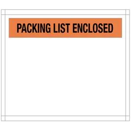 Packing List Envelope 4.5X5.5 IN Clear 1000/Case