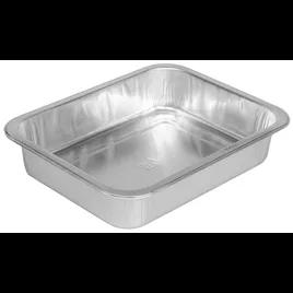 Take-Out Container Base 7.75X6.15X1.75 IN Aluminum Silver Oblong 300/Case