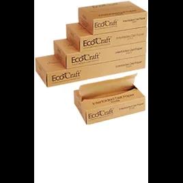 Bagcraft® EcoCraft® Multi-Purpose Sheet 10X10.75 IN Dry Wax Paper Natural With Dispenser Box Interfold 6000/Case
