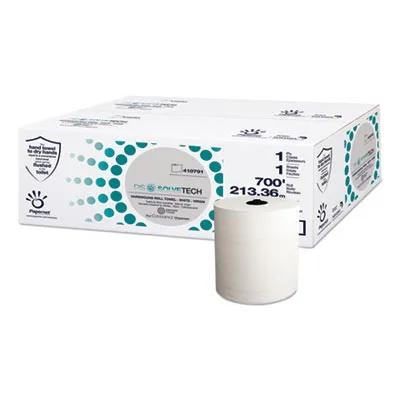 Dissolve Tech® Roll Paper Towel 700 FT White Hardwound 6/Case