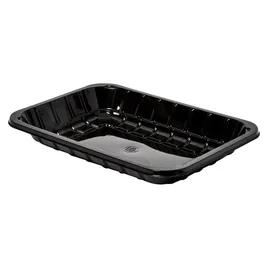 2 Meat Tray 6X8.4X1.1 IN RPET Black Rectangle 500/Case