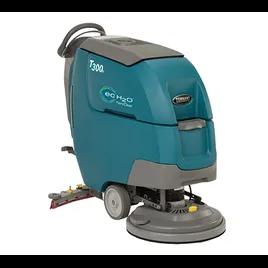 Tennant T300e Commercial Use Floor Scrubber Teal With 20IN Head Walk Behind On-Board Charger Pad 20 IN Disk 130Ah 1/Each