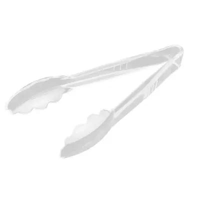 Tongs 9 IN Plastic Clear 12/Dozen