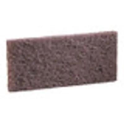 Scrubbing Pad 10X4.5 IN Brown 20/Case