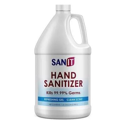 SanIt Hand Sanitizer Gel 1 GAL With Pump 4/Case