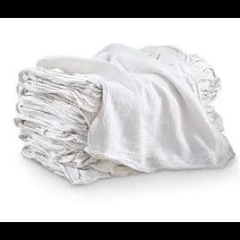 Cleaning Rag 25 LB Cotton White 25/Case