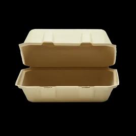 Take-Out Container Hinged 9X9 IN Sugarcane Natural 200/Case