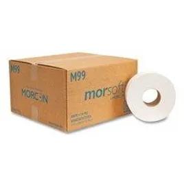 MORCON Toilet Paper & Tissue Roll 1000 FT 2PLY Jumbo (JRT) 12/Case