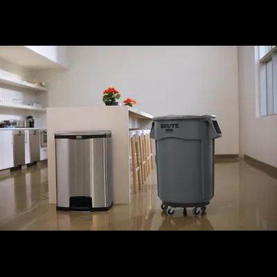 Brute® Trash Can 55 GAL 220 QT Dark Green Resin 1/Each