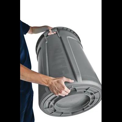 Brute® Trash Can 55 GAL 220 QT Dark Green Resin 1/Each