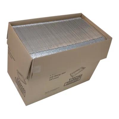 Take-Out Container Base 11.5X7.5X1.5 IN Aluminum Silver Oblong 150/Case