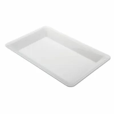 WNA CaterLine® Serving Tray 14X10 IN PS White Rectangle Heavyweight 25/Case