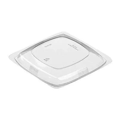 Polar Pak® Lid Clear Square For 24-48 OZ Bowl Dome 300/Case