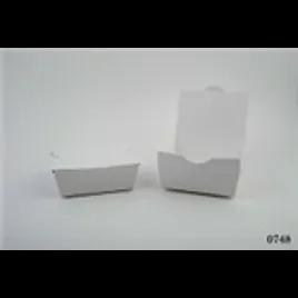 ChampPak #8 Take-Out Box Tuck-Top 6X4.75X2.5 IN Clay-Coated Paperboard White Rectangle 300/Case