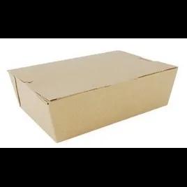 ChampPak #3 Take-Out Box Fold-Top 7.75X5.5X2.5 IN Kraft Vented 200/Case