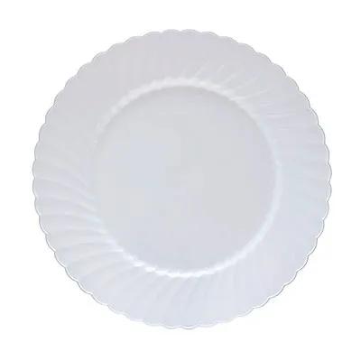 WNA Plate 10.25 IN Plastic White Round 144/Case