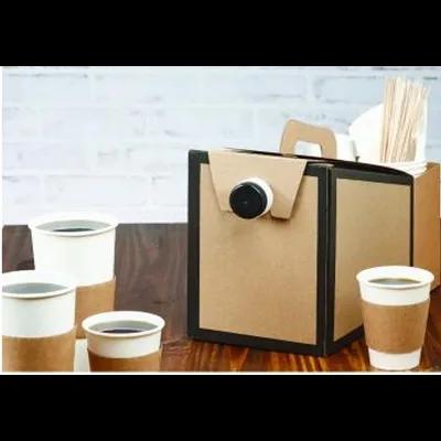 Beverage on the Move® Coffee Beverage Container 96 OZ Corrugated Paperboard Kraft Plain 25/Case