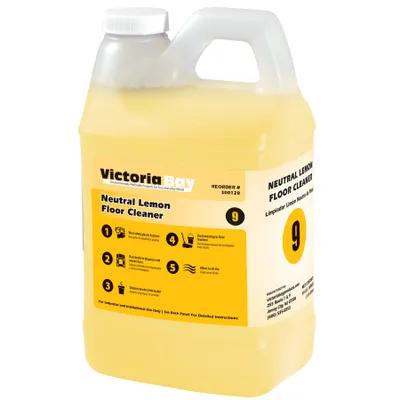 Victoria Bay Neutral Lemon Floor Cleaner #9 64 OZ 4/Case