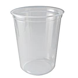 Deli Container Base 32 OZ PP Clear 500/Case