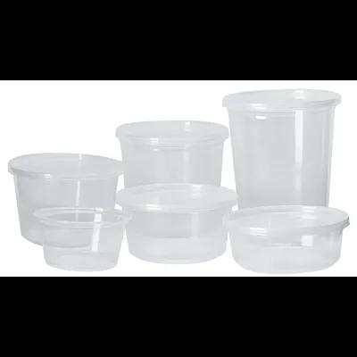 Deli Container Base 32 OZ PP Clear 500/Case