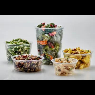 Deli Container Base 32 OZ PP Clear 500/Case