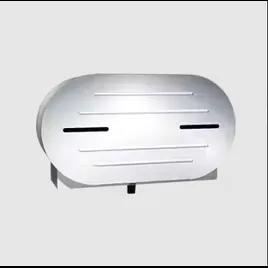 Toilet Paper Dispenser 20.81X11.38X6.19 IN Stainless Steel 2-Roll 1/Each