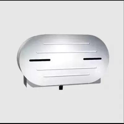 Toilet Paper Dispenser 20.81X11.38X6.19 IN Stainless Steel 2-Roll 1/Each