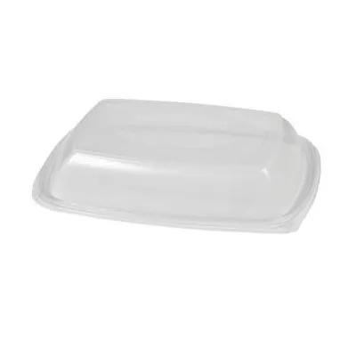 Lid Dome Large (LG) 11.13X8X1.88 IN PP Clear Rectangle For 46 OZ Container 150/Case
