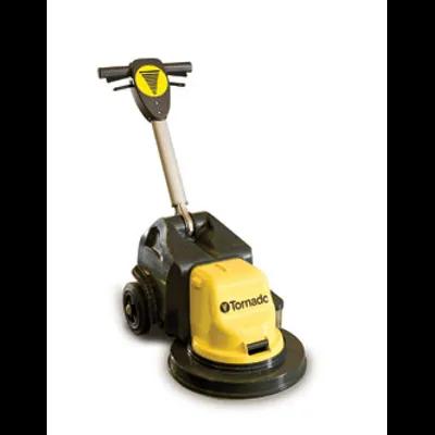 Battery Glazer Floor Polisher 17IN On-Board Charger Pad High Speed 1500 RPM Dust Control Adjustable Handle 1/Each