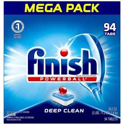 Finish Powerball Fresh Scent Dishmachine Detergent Tablet 376/Case