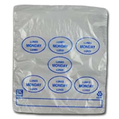 Bag 6.5X7+1.75 IN Printed Monday High Density Portion Bag 2000/Case