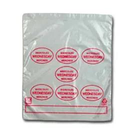 Bag 6.5X7+1.75 IN 6.5 IN Printed Wednesday High Density Portion Bag 2000/Case