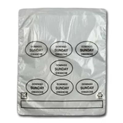 Bag 6.5X7+1.75 IN 6.5 IN Printed Sunday High Density Portion Bag 2000/Case