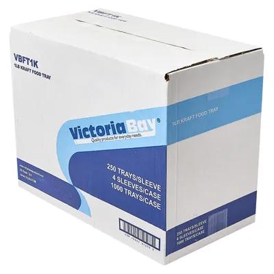 Victoria Bay Food Tray 1 LB Paper Kraft 1000/Case