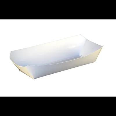Victoria Bay Hot Dog Food Tray 7 IN Paper White Rectangle 1000/Case