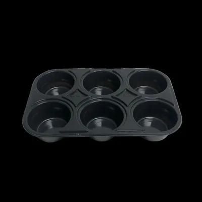 Muffin Tray 6 Compartment CPET 250/Case