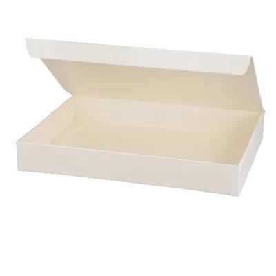 Food Tray Take-Out Box 11X15X2 IN With Attached Lid Collapsible 50/Case