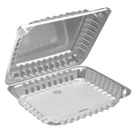Take-Out Container Hinged 8X8 IN OPS Clear Shallow 125 Count/Pack 2 Packs/Case 250 Count/Case