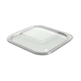 Lid 9.25X9.25 IN 1 Compartment Plastic Clear For Container 400/Case