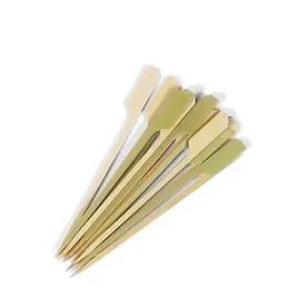 Paddle Pick Skewer 4.5 IN Bamboo 100 Count/Pack 10 Packs/Case 1000 Count/Case