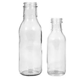 Bottle 12 OZ Glass Clear Ring Neck 12/Case