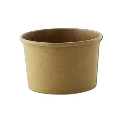 Soup Food Container Base 8 OZ Paper Kraft 1000/Case