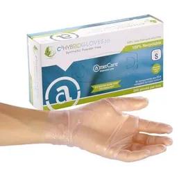 Gloves Large (LG) Synthetic Powder-Free Hybrid Diamond Grip 200 Count/Pack 5 Packs/Case 1000 Count/Case