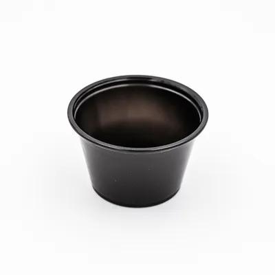 Victoria Bay Souffle & Portion Cup 4 OZ PP Black 125 Count/Pack 20 Packs/Case 2500 Count/Case