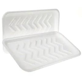 25S Meat Tray Foam White 250/Case